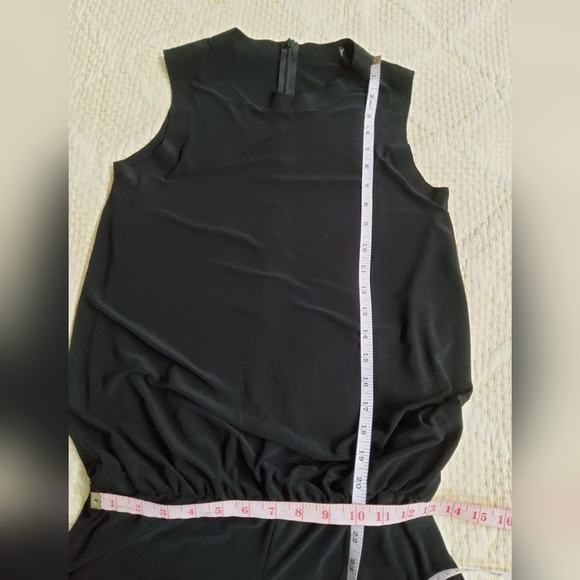 Norma Kamali Black Sleeveless Wide Leg Jumpsuit Size XS - Picture 11 of 12